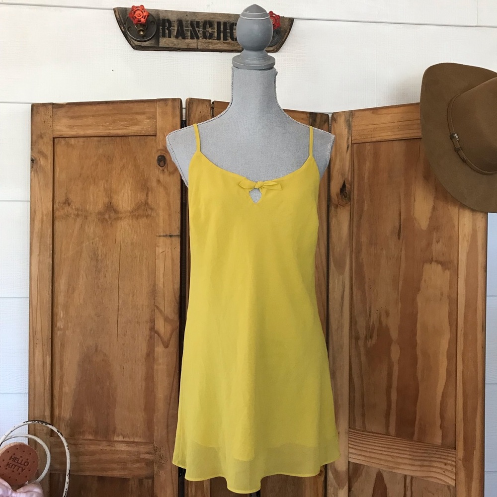 CAbi Mustard Yellow Cami Blouse